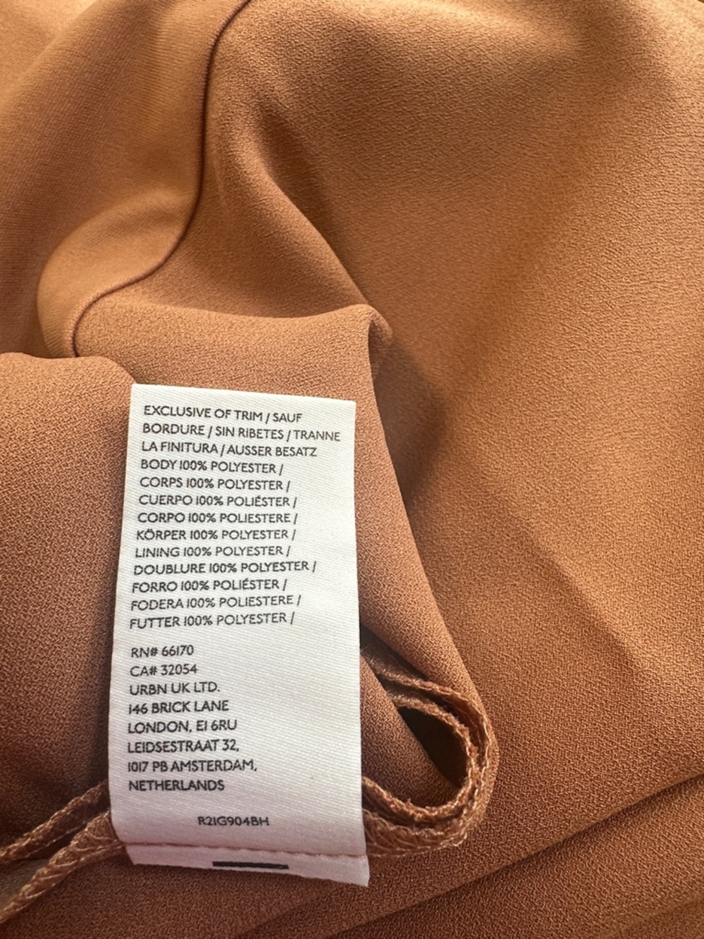BHLDN Copper Sheath Dress NWT Sz 18 - Picture 5 of 5